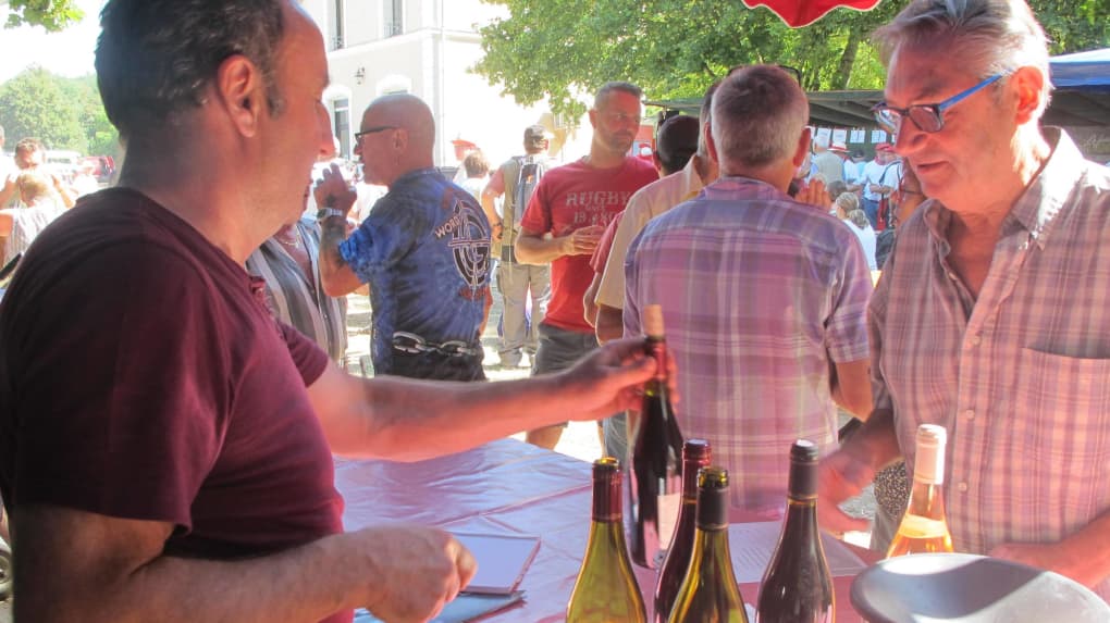 article de la nouvelle rpublique sur la foire aux vins de thor domaine du four  chaux